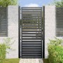 Puerta de jardín con cerradura de aluminio negra 100x200 cm by , garden gates - Ref: Foro24-42004150, Price: 310,68 €, Discou...