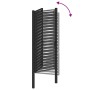 Puerta de jardín con cerradura de aluminio negra 100x200 cm by , garden gates - Ref: Foro24-42004150, Price: 310,68 €, Discou...