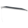 Toldo retráctil aluminio y tela gris antracita 4x3 m by , Awnings - Ref: Foro24-3154538, Price: 578,94 €, Discount: %