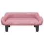 Sofá para niños de terciopelo rosa 70x40x24 cm von , Baby- und Kleinkindmöbel - Ref: Foro24-3196352, Preis: 68,74 €, Rabatt: %