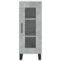 Aparador de madera contrachapada gris hormigón 34,5x34x180 cm by , Sideboards - Ref: Foro24-3199069, Price: 103,95 €, Discoun...
