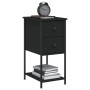 Mesita de noche madera de ingeniería negro 32x42x70 cm von , Nachttische - Ref: Foro24-826093, Preis: 74,83 €, Rabatt: -5%%