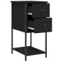 Mesita de noche madera de ingeniería negro 32x42x70 cm von , Nachttische - Ref: Foro24-826093, Preis: 74,83 €, Rabatt: -5%%