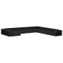 Set muebles de jardín 11 piezas con cojines ratán sintético negro von , Gartensets - Ref: Foro24-46827, Preis: 1,00 €, Rabatt...