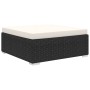 Set muebles de jardín 11 piezas con cojines ratán sintético negro von , Gartensets - Ref: Foro24-46827, Preis: 1,00 €, Rabatt...