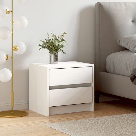 Mesita de noche madera maciza de pino blanco 40x31x35,5 cm de , Mesitas de noche - Ref: Foro24-836137, Precio: 45,98 €, Descu...