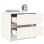 Mesita de noche madera maciza de pino blanco 40x31x35,5 cm de , Mesitas de noche - Ref: Foro24-836137, Precio: 45,98 €, Descu...