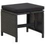 Set comedor de jardín 13 piezas y cojines ratán sintético negro de , Conjuntos de jardín - Ref: Foro24-46534, Precio: 915,67 ...