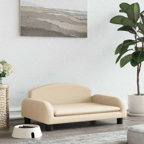 Cama para perros de tela crema 70x45x30 cm von , Betten für Hunde - Ref: Foro24-171959, Preis: 76,51 €, Rabatt: -5%%