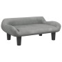Cama para perros de terciopelo gris claro 70x40x24 cm von , Betten für Hunde - Ref: Foro24-171952, Preis: 71,67 €, Rabatt: %