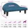 Cama para perros de terciopelo azul 70x52x30 cm | Foro24.es | Tu tienda online para hogar, jardín y más Foro24.es