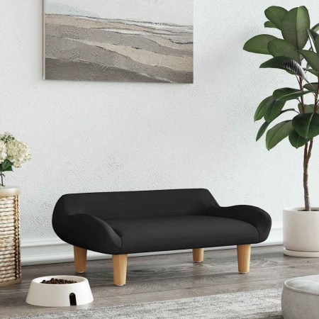 Cama para perros de tela negra 70x40x24 cm | Foro24.es | Tu tienda online para hogar, jardín y más Foro24.es