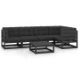 Gartenmöbelset 6-tlg. mit Kissen aus massivem Kiefernholz von vidaXL, Gartensets - Ref: Foro24-3076613, Preis: 650,64 €, Raba...