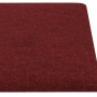 Paneles de pared 12 uds tela rojo tinto 30x15 cm 0,54 m² de , Recubrimiento de paredes - Ref: Foro24-343764, Precio: 17,85 €,...