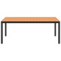 Juego de comedor para jardín 7 piezas negro y marrón von , Gartensets - Ref: Foro24-3060080, Preis: 678,80 €, Rabatt: %