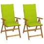 Sillas de jardín reclinables 2 uds madera maciza acacia cojines von , Gartenstühle - Ref: Foro24-3064070, Preis: 178,38 €, Ra...