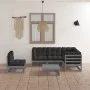 Juego de muebles de jardín 6 pzas y cojines madera pino maciza de vidaXL, Conjuntos de jardín - Ref: Foro24-3076631, Precio: ...