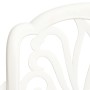 Mesa y sillas de bistró 3 piezas aluminio fundido blanco von , Gartensets - Ref: Foro24-3070579, Preis: 552,90 €, Rabatt: -5%%