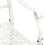 Mesa y sillas de bistró 3 piezas aluminio fundido blanco von , Gartensets - Ref: Foro24-3070579, Preis: 552,90 €, Rabatt: -5%%