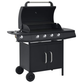 Barbacoa grill de gas 4+1 quemadores negro von , Grillen - Ref: Foro24-3072535, Preis: 434,43 €, Rabatt: %