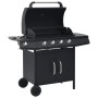 Barbacoa grill de gas 4+1 quemadores negro de , Barbacoas - Ref: Foro24-3072535, Precio: 411,42 €, Descuento: %