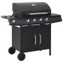 Barbacoa grill de gas 4+1 quemadores negro de , Barbacoas - Ref: Foro24-3072535, Precio: 411,42 €, Descuento: %