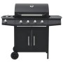 Barbacoa grill de gas 4+1 quemadores negro de , Barbacoas - Ref: Foro24-3072535, Precio: 411,42 €, Descuento: %