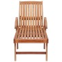Tumbonas 2 unidades madera maciza de teca con cojín azul by , Loungers - Ref: Foro24-3073190, Price: 539,97 €, Discount: %