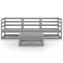 Juego de muebles de jardín 4 piezas gris madera maciza de pino von , Gartensets - Ref: Foro24-3075326, Preis: 187,13 €, Rabat...