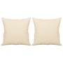 Sofá de 3 plazas con cojines tela de microfibra beige 180 cm von , Sofas - Ref: Foro24-3200982, Preis: 357,98 €, Rabatt: -5%%
