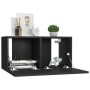 Set de muebles de salón TV 3 pzas madera de ingeniería negro by , TV Furniture - Ref: Foro24-3078762, Price: 84,77 €, Discoun...