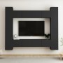 Set de muebles de salón TV 8 piezas madera ingeniería negro by , TV Furniture - Ref: Foro24-3078755, Price: 378,45 €, Discoun...