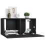 Set de muebles de salón TV 10 piezas madera ingeniería negro by , TV Furniture - Ref: Foro24-3078757, Price: 401,25 €, Discou...