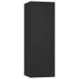 Set de muebles de salón TV 10 piezas madera ingeniería negro by , TV Furniture - Ref: Foro24-3078757, Price: 401,25 €, Discou...