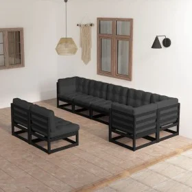 Garden furniture 8 pieces and cushions solid pine wood by vidaXL, Garden sets - Ref: Foro24-3076668, Price: 901,38 €, Discoun...