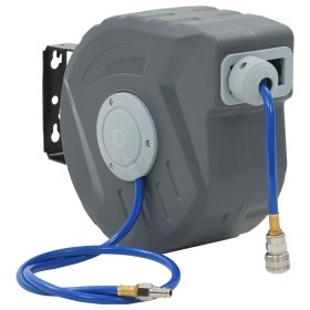 Carrete de manguera de aire automático 1/4" 12 m de , Mangueras neumáticas - Ref: Foro24-143253, Precio: 60,97 €, Descuento: %