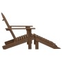 Silla de jardín con otomana de madera marrón von , Gartenstühle - Ref: Foro24-45701, Preis: 100,65 €, Rabatt: %
