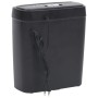 Trituradora de papel cortadas en tiras 6 hojas negro de , Trituradoras de papel - Ref: Foro24-51551, Precio: 41,03 €