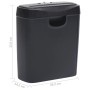 Trituradora de papel cortadas en tiras 6 hojas negro de , Trituradoras de papel - Ref: Foro24-51551, Precio: 41,03 €