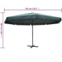Sombrilla aluminio verde 500 cm de , Sombrillas - Ref: Foro24-40302, Precio: 217,53 €, Descuento: %