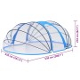 Cubierta capota de piscina 530x410x210 cm de , Cubiertas para piscina - Ref: Foro24-92795, Precio: 526,80 €, Descuento: %