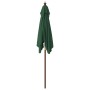 Sombrilla de jardín con poste de madera verde 198x198x231 cm von , Sonnenschirme - Ref: Foro24-363184, Preis: 47,66 €, Rabatt...
