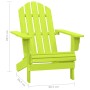Silla de jardín Adirondack madera maciza de abeto verde von , Gartenstühle - Ref: Foro24-315876, Preis: 89,59 €, Rabatt: %