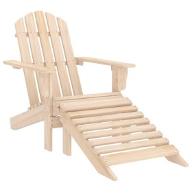 Silla jardín Adirondack con otomana madera maciza de abeto von , Gartenstühle - Ref: Foro24-315862, Preis: 102,57 €, Rabatt: %