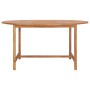 Mesa de jardín de madera de teca maciza 150x76 cm von , Gartentische - Ref: Foro24-49007, Preis: 287,70 €, Rabatt: %
