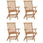 Set de comedor de jardín plegable 5 pzas madera maciza de teca by , Garden sets - Ref: Foro24-3096574, Price: 577,11 €, Disco...
