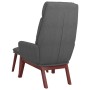 Sillón de relax con taburete tela gris oscuro by , Armchairs - Ref: Foro24-3097564, Price: 149,27 €, Discount: %