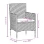 Juego de comedor para jardín 9 piezas con cojines gris y negro von , Gartensets - Ref: Foro24-3099292, Preis: 684,56 €, Rabat...