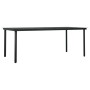 Juego de comedor para jardín 9 piezas negro de , Conjuntos de jardín - Ref: Foro24-3099418, Precio: 652,07 €, Descuento: -5%%