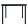 Juego de comedor para jardín 9 piezas negro de , Conjuntos de jardín - Ref: Foro24-3099418, Precio: 652,07 €, Descuento: -5%%
